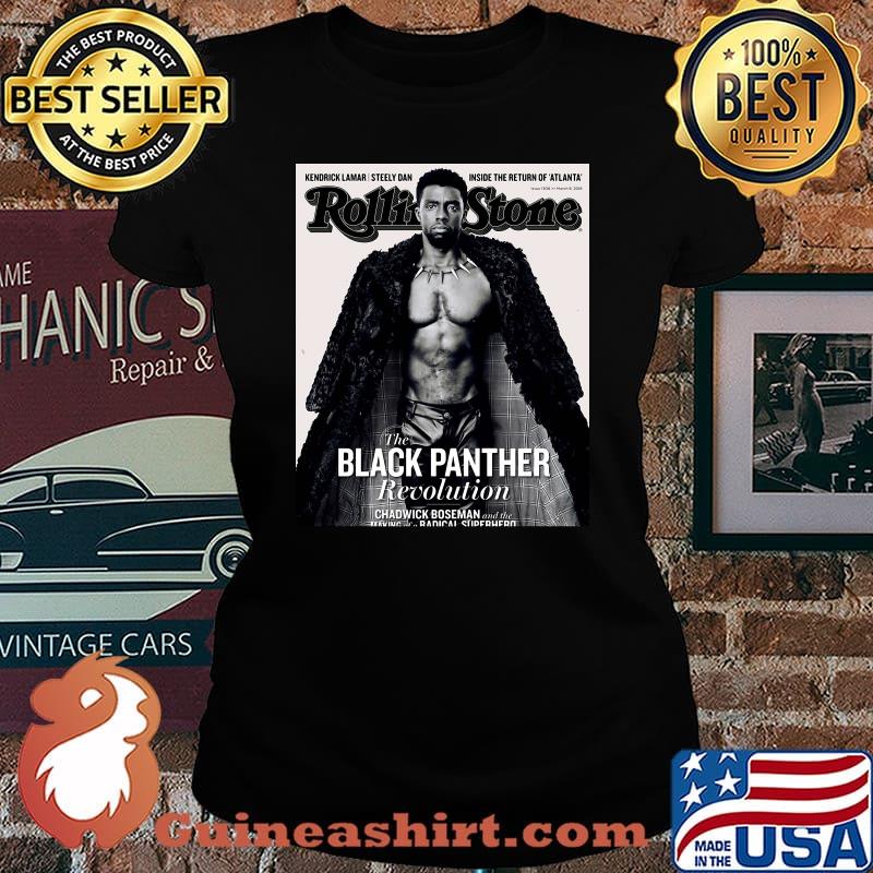 Kendrick lamar steely dan inside the return of atlanta rolling stone the black panther rip chadwick s Laides tee