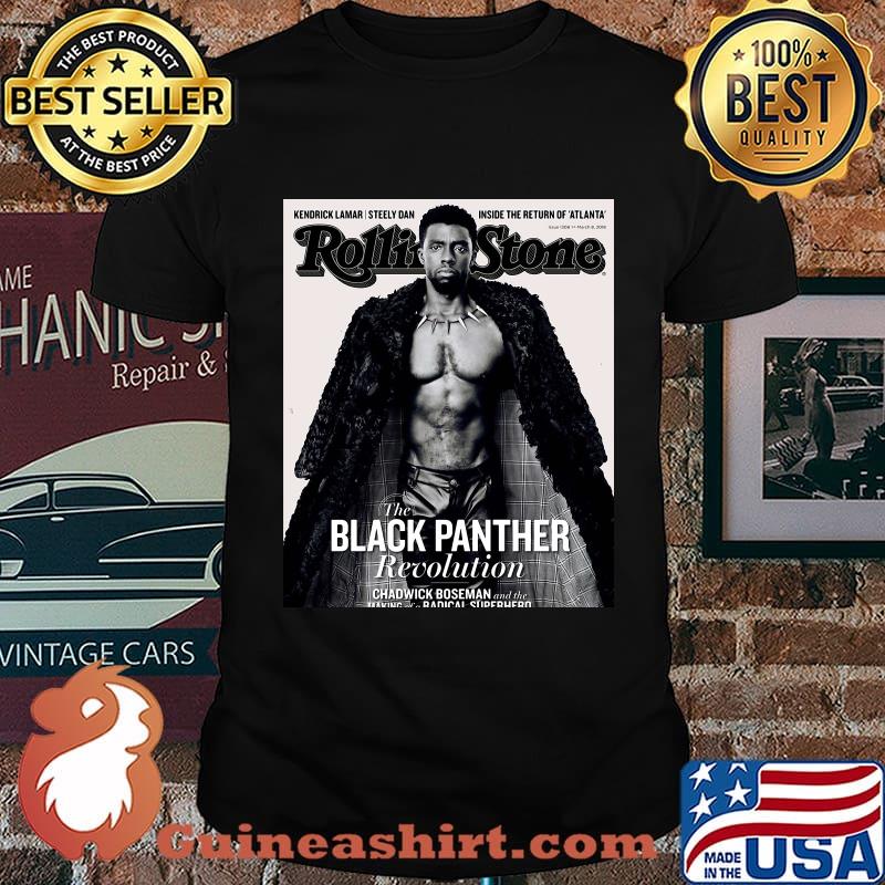 Kendrick lamar steely dan inside the return of atlanta rolling stone the black panther rip chadwick shirt