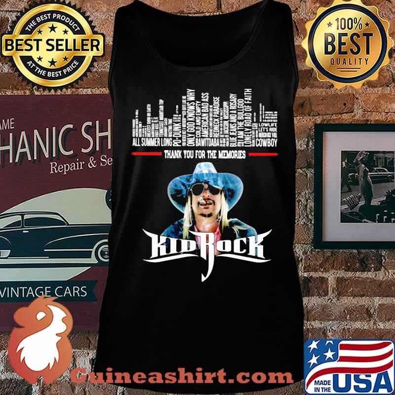 Kid Rock Thank You For The Memories s Tank top