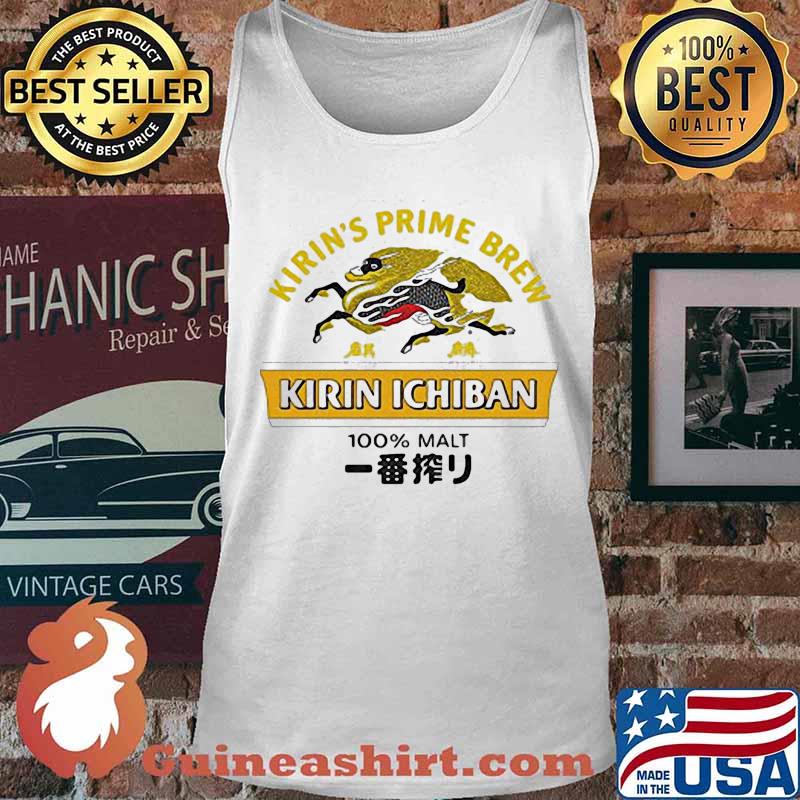 Kirin's prime brew kirin ichiban 100% malt s Tank top