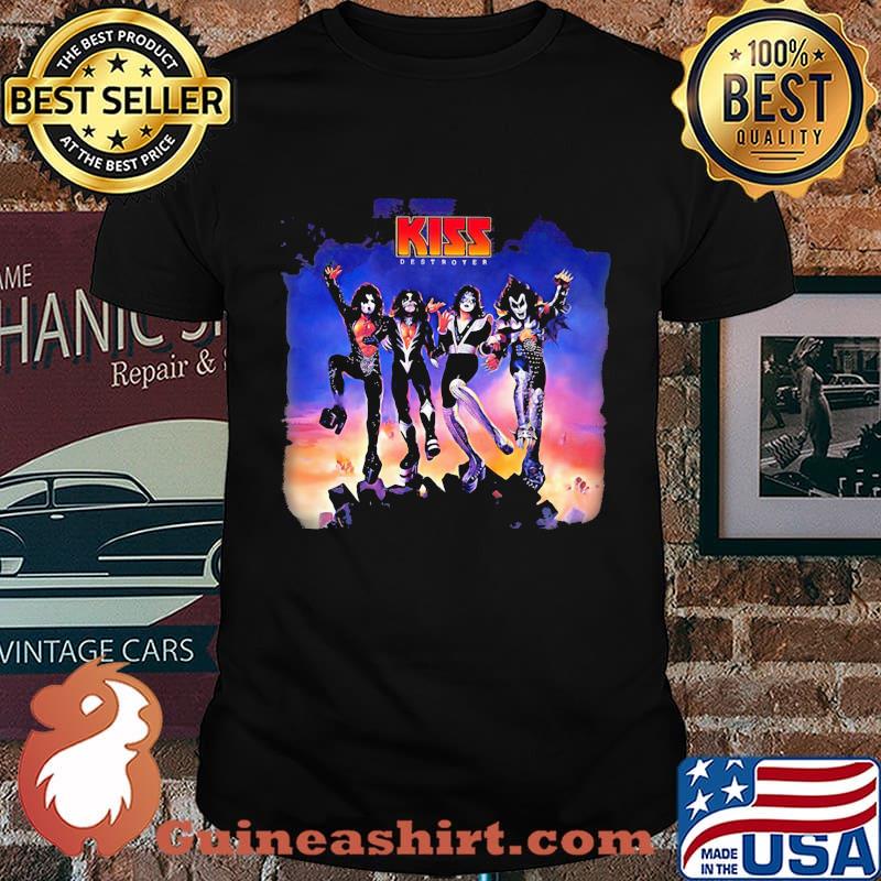 Kiss band destroyer album shirt