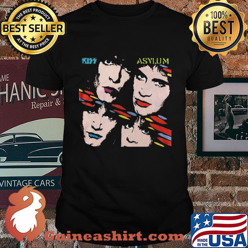 Kiss band members asylum shirt