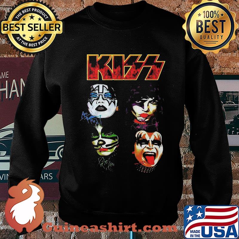 Kiss band members signatures s Sweater