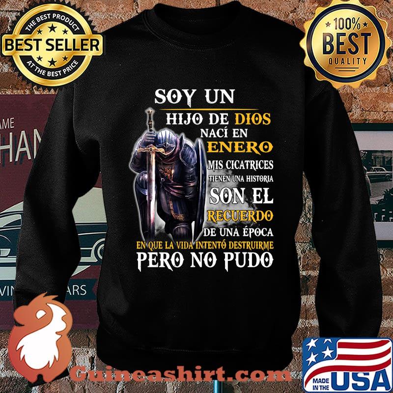 Knight armor of god soy un hijo de dios naci en septiembre mis cicatrices tienen una historia son el recuerdo de una epoca en s Sweater