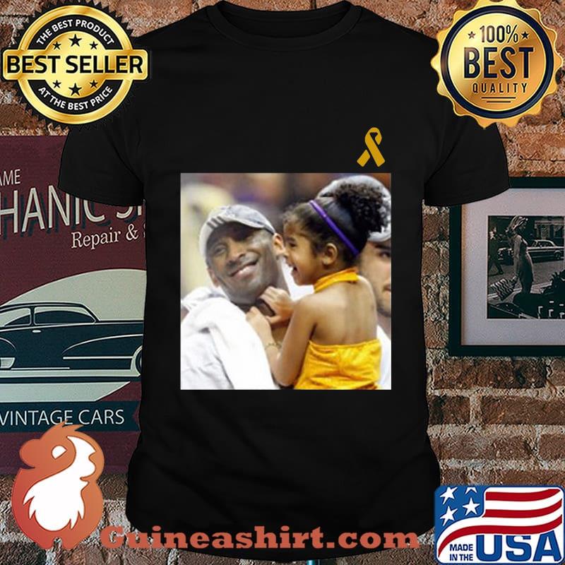 Kobe bryant and daughter mamba shirt