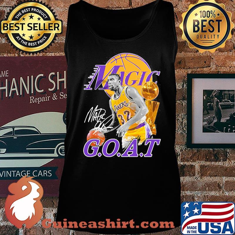 Kobe bryant basketball magic goat signature s Tank top