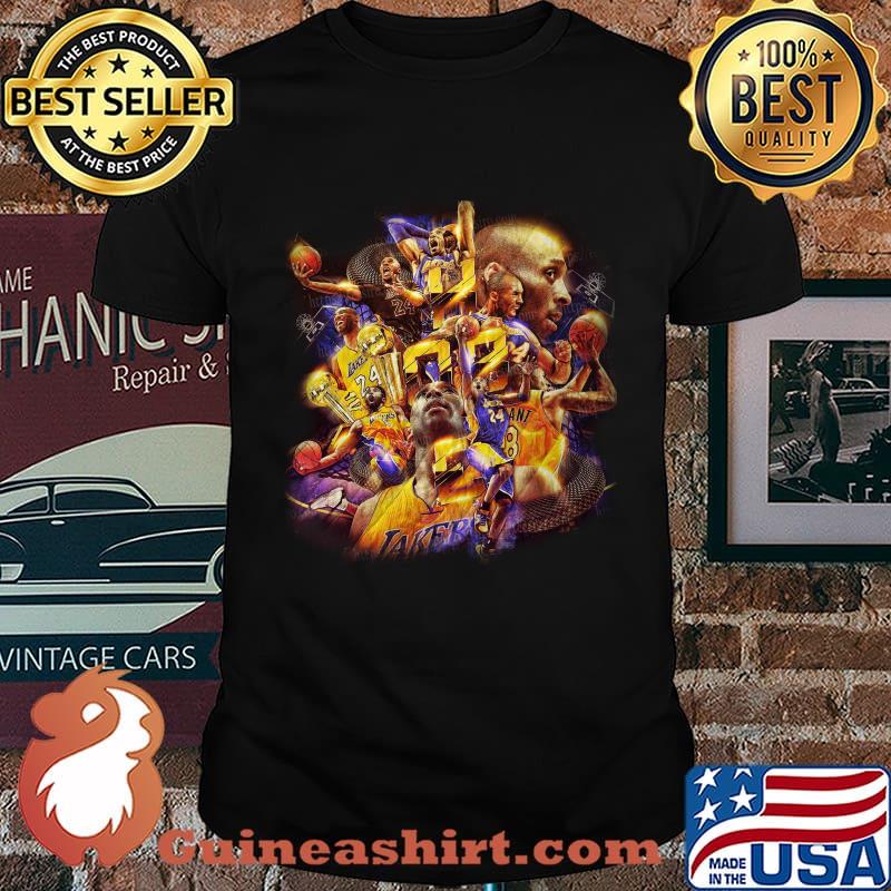 Kobe bryant mamba snake los angeles basketball shirt