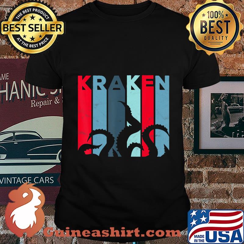 Kraken tentacles vintage styles shirt