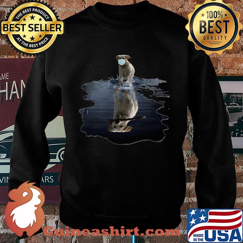 Labrador dog mask water reflection s Sweater