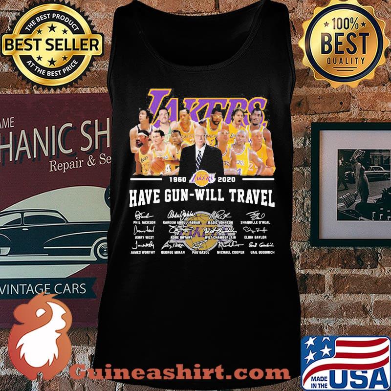 Lakers 1960 2020 have gun will travel signatures s Tank top