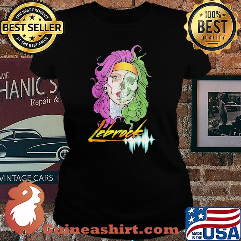 Lebrock band skull woman s Laides tee