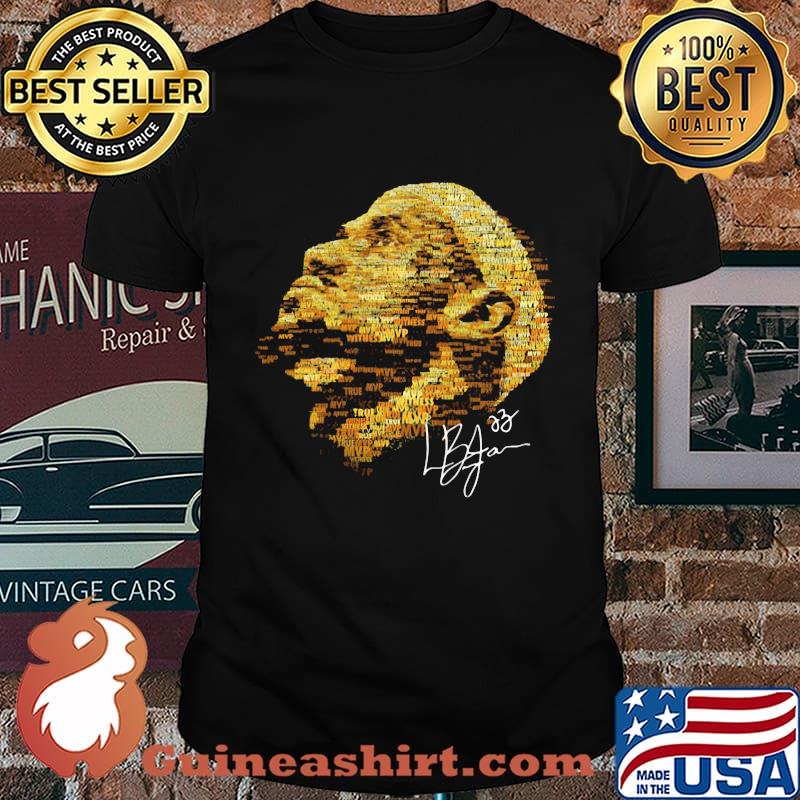 Lebron james signature art shirt