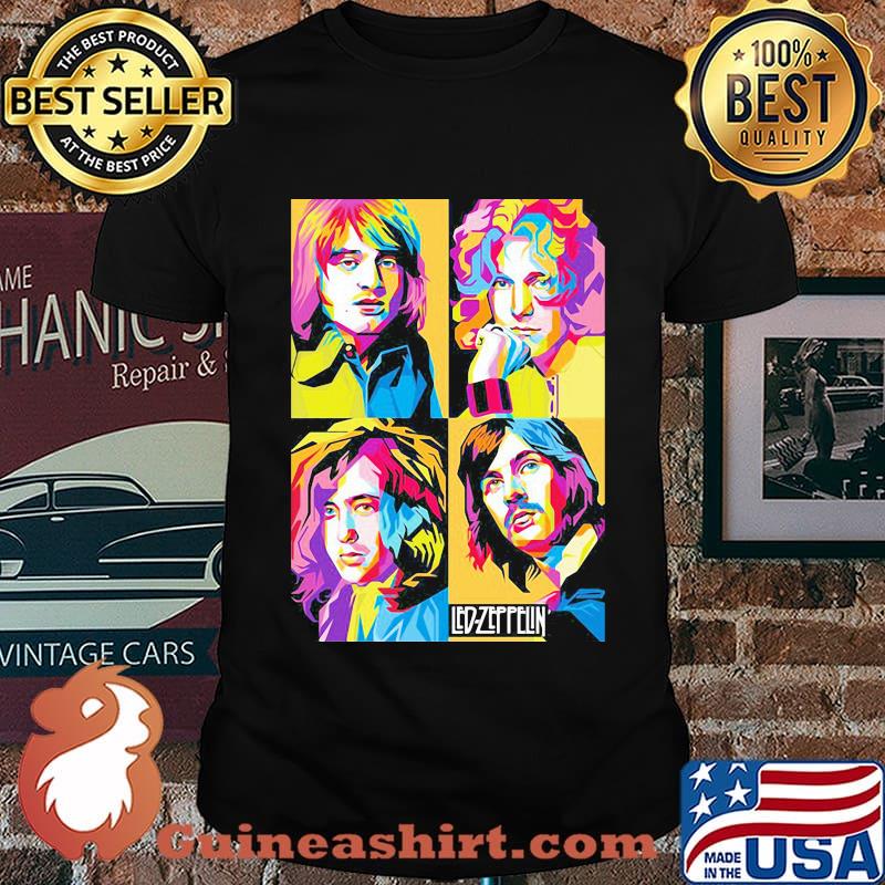 Led zeppelin band members art shirt