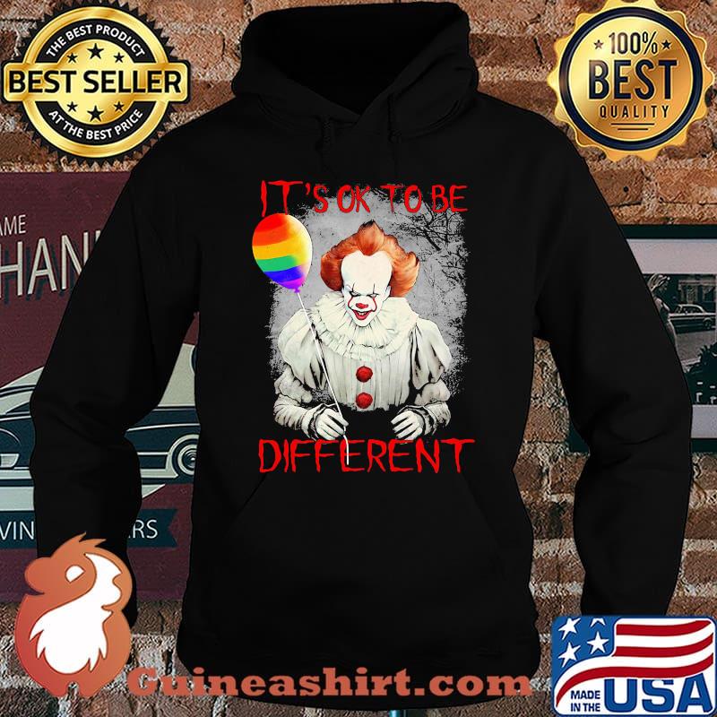 Lgbt halloween pennywise it's ok to be different s Hoodie