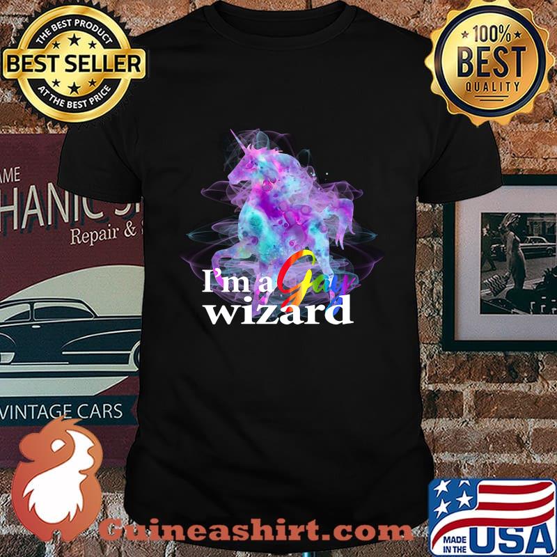 Lgbt horse i'm a gay wizard shirt