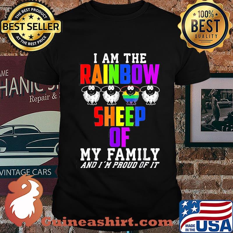 Lgbt i am the rainbow sheep of my family and i'm proud of it 2020 shirt