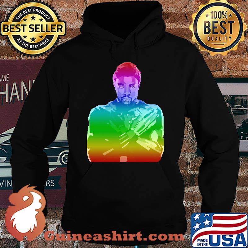 Lgbt rainbow marvel heroes black panther chadwick s Hoodie