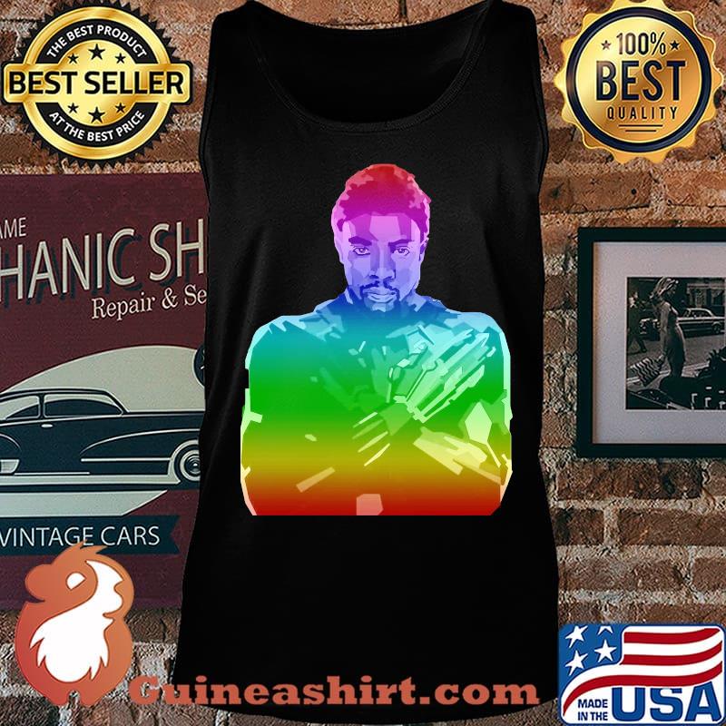 Lgbt rainbow marvel heroes black panther chadwick s Tank top