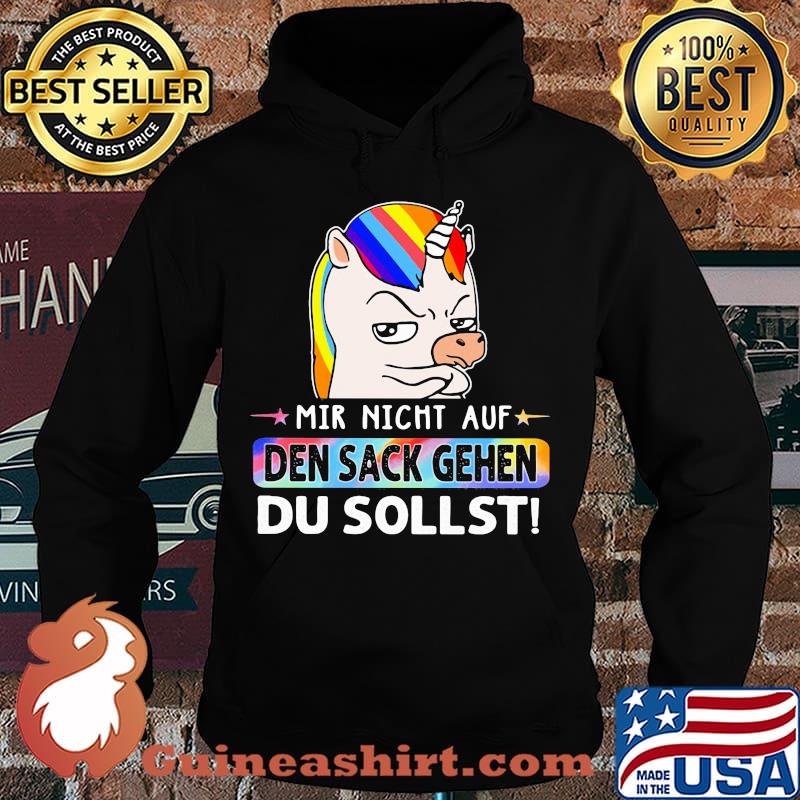 Lgbt rainbow unicorn mir nicht auf den sack gehen du sollst s Hoodie