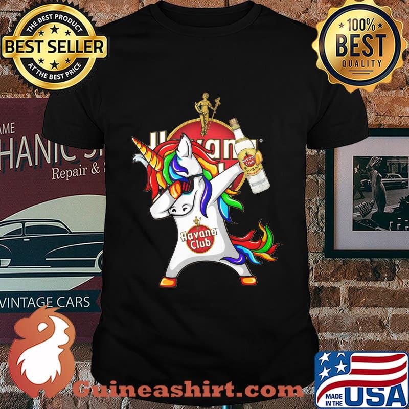 Lgbt unicorn havana club wine shirt