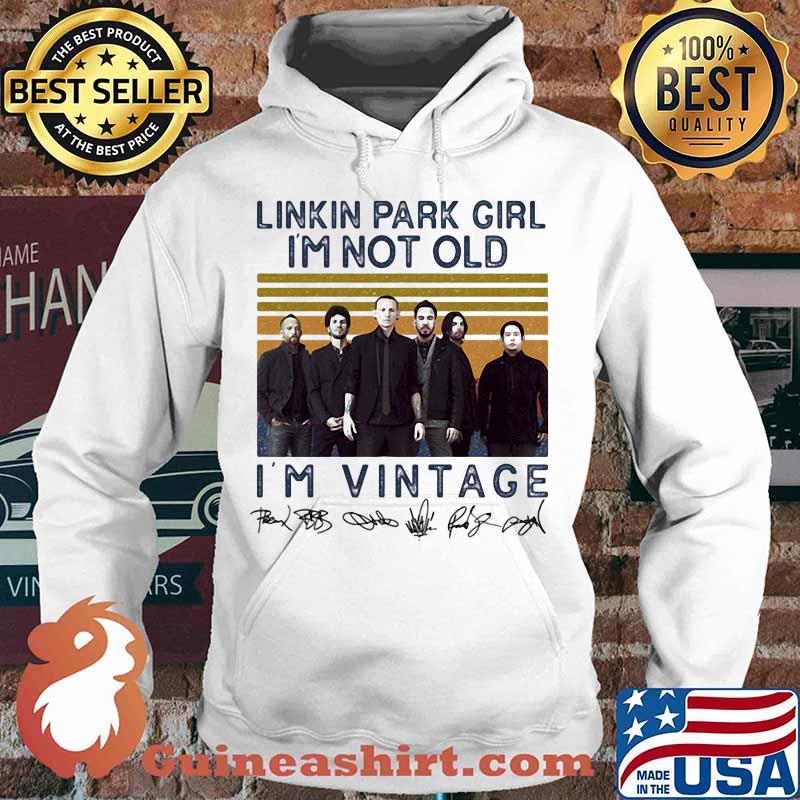 Linkin park girl i'm not old i'm vintage retro s Hoodie