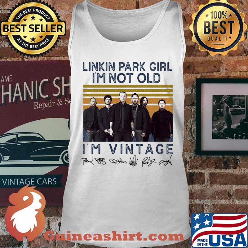 Linkin park girl i'm not old i'm vintage retro s Tank top