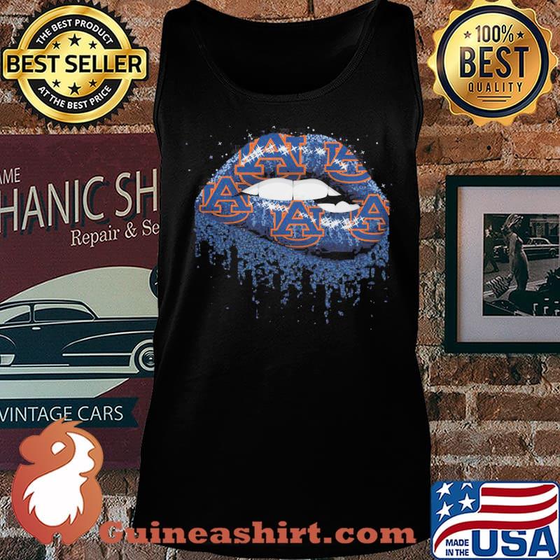Lips auburn tigers football logo s Tank top