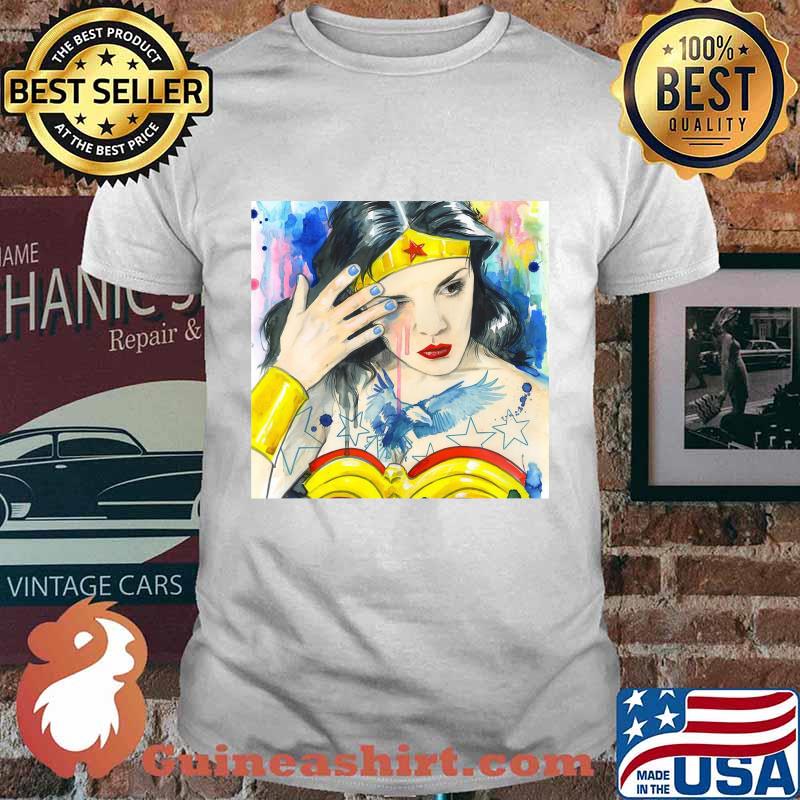 Lora zombie wonder woman art shirt