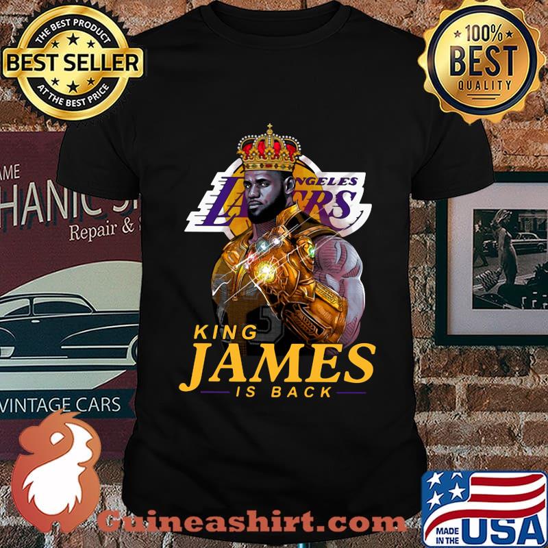 Los angeles lakers king james is back shirt