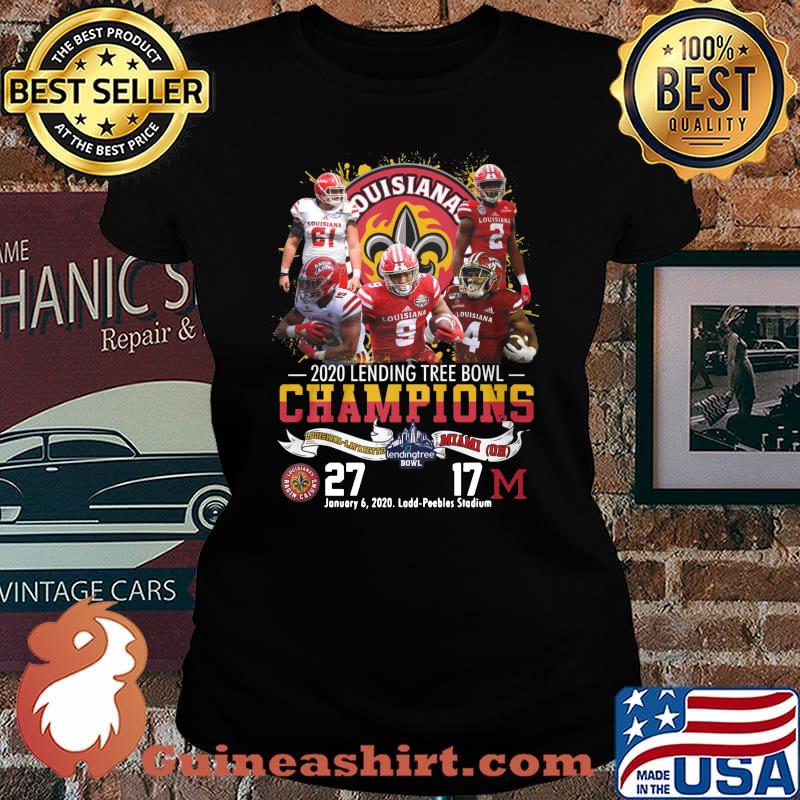 Louisiana ragin' cajuns 2020 lendingtree bowl champions s Laides tee