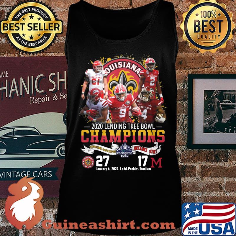 Louisiana ragin' cajuns 2020 lendingtree bowl champions s Tank top