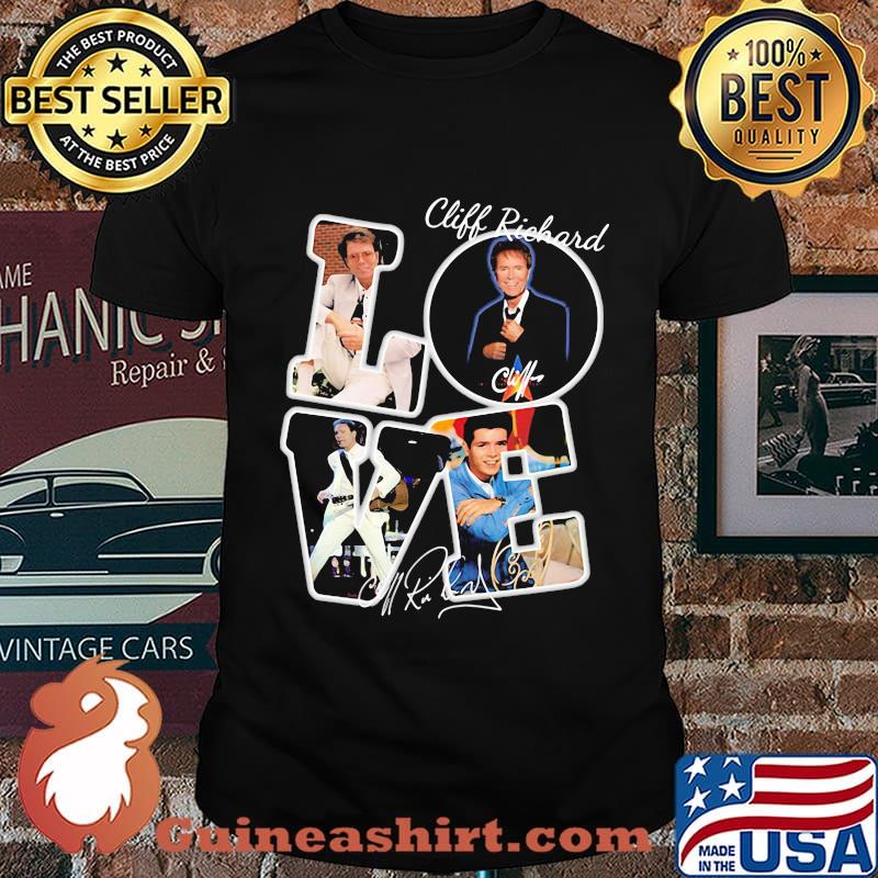 Love cliff richard singer signature shirt