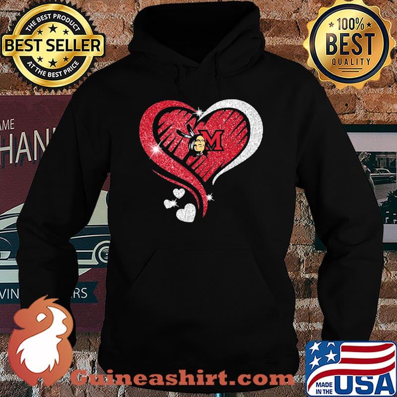 Love miami redhawks hears diamond s Hoodie