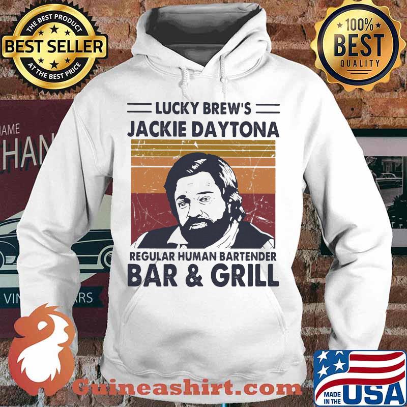 Lucky brew's jackie daytona regular human bartender bar and girl vintage retro s Hoodie