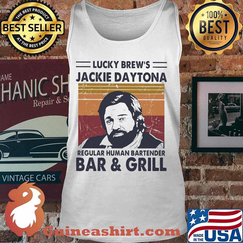 Lucky brew's jackie daytona regular human bartender bar and girl vintage retro s Tank top
