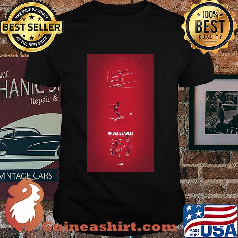 Manchester united corner taken quickly origi unbelievable soccer shirt