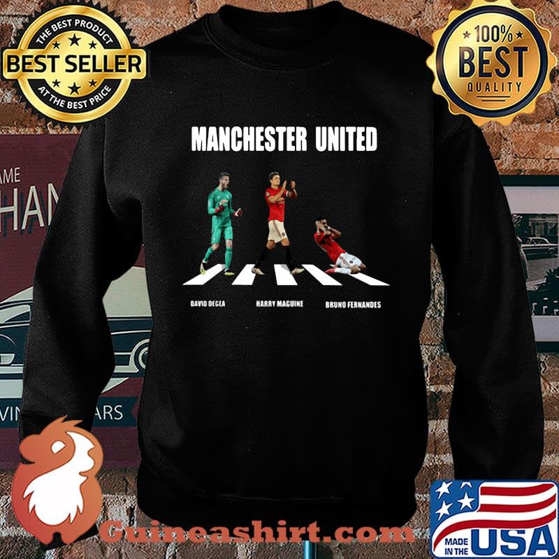 Manchester united players crossing the line s Sweater