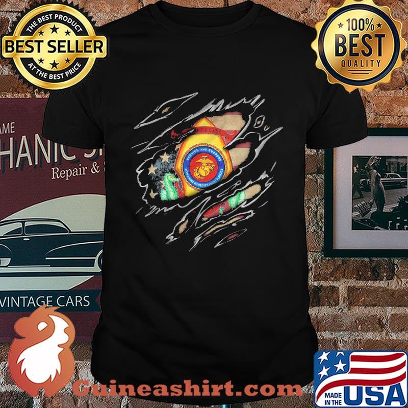 Marine corps base camp lejeune superman shirt