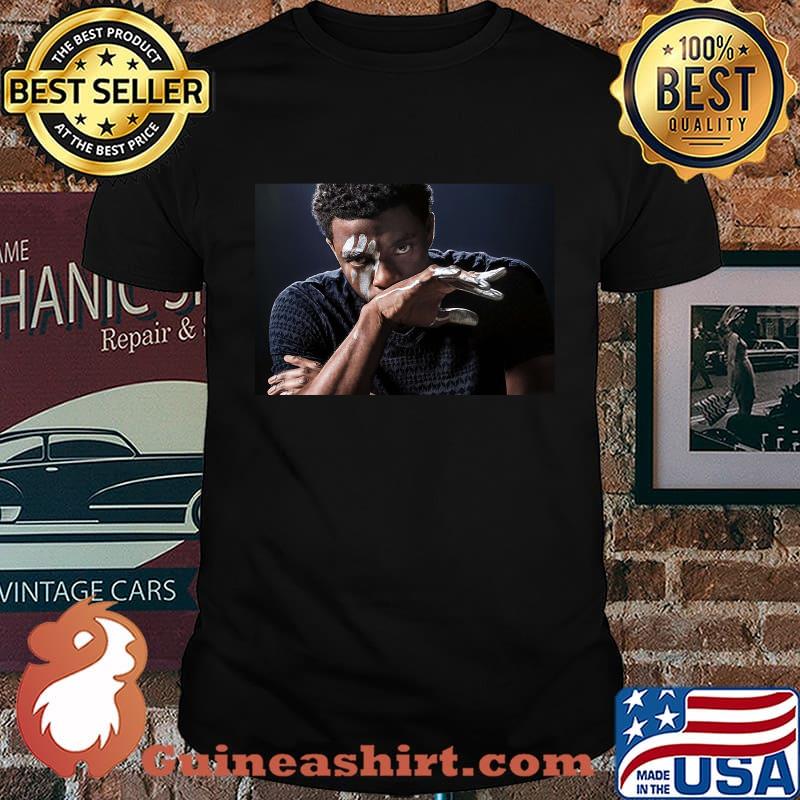 Marvel black panther rip chadwick boseman actor picture 2020 shirt