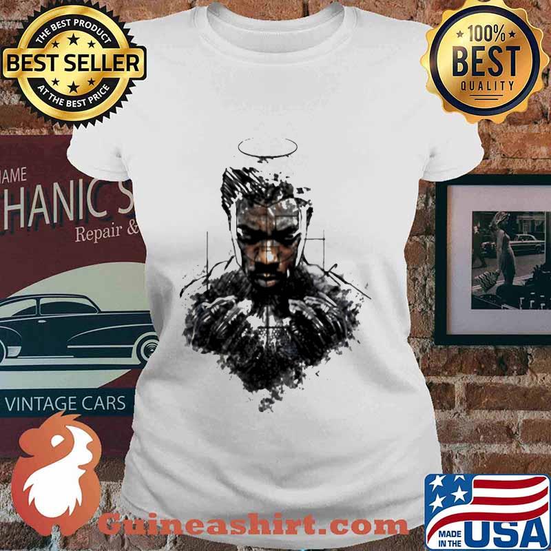 Marvel heroes black panther chadwick rip art s Ladies tee