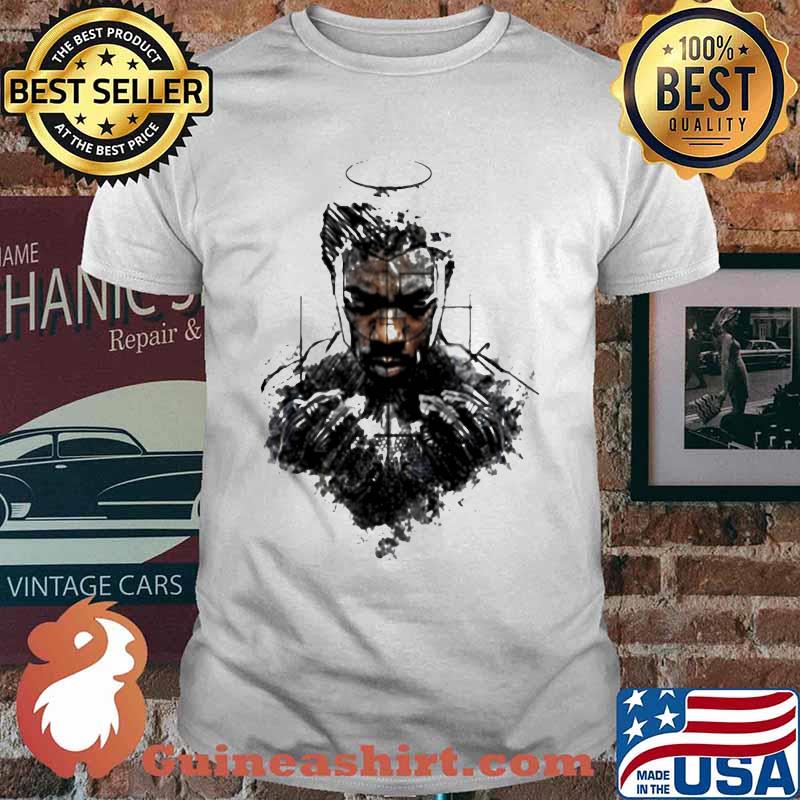 Marvel heroes black panther chadwick rip art shirt