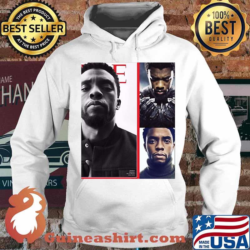 Marvel heroes black panther chadwick rip magazine cover s Hoodie