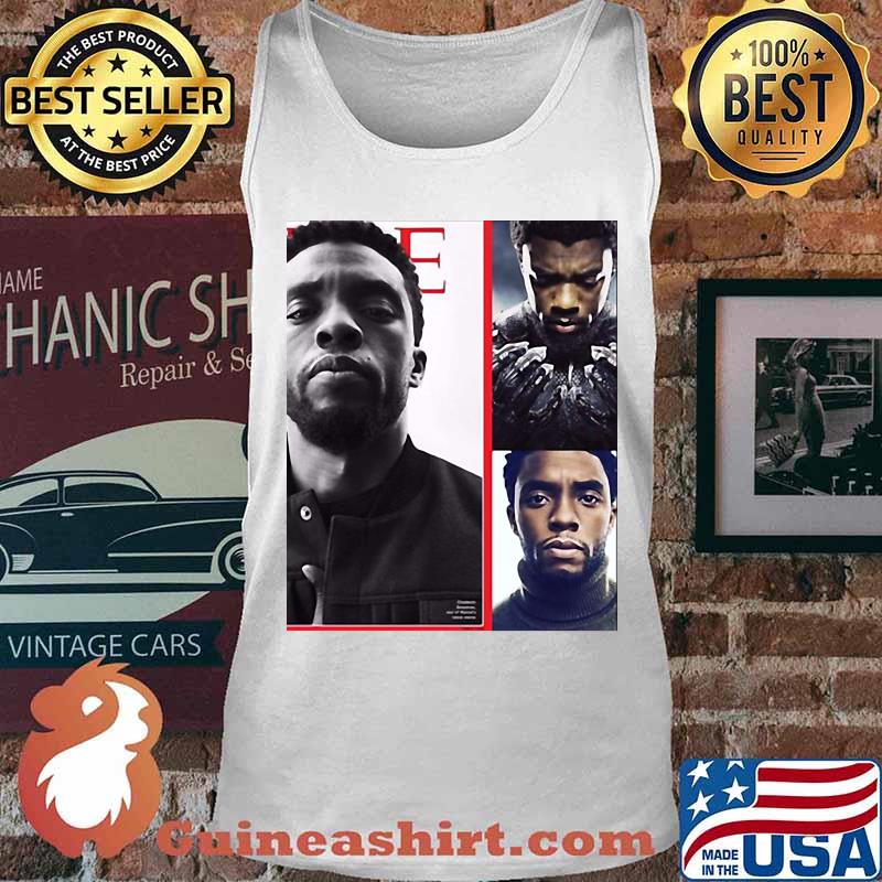 Marvel heroes black panther chadwick rip magazine cover s Tank top