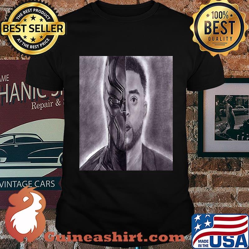 Marvel heroes black panther chadwick superhero picture shirt