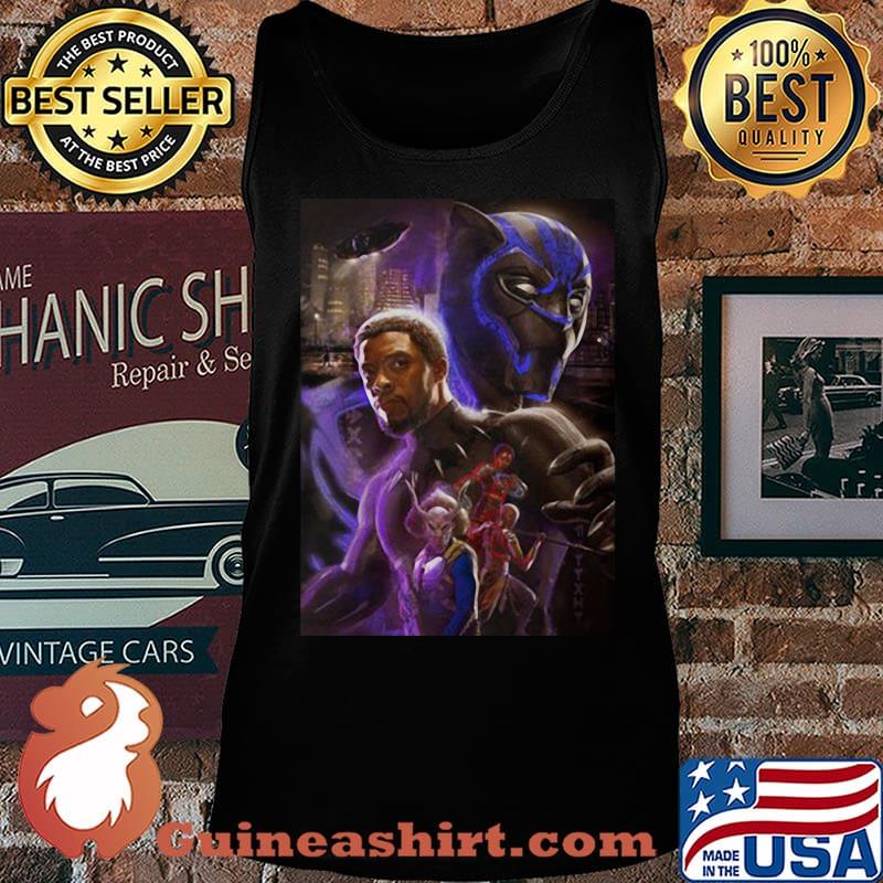 Marvel heroes black panther rip chadwick Boseman actor s Tank top