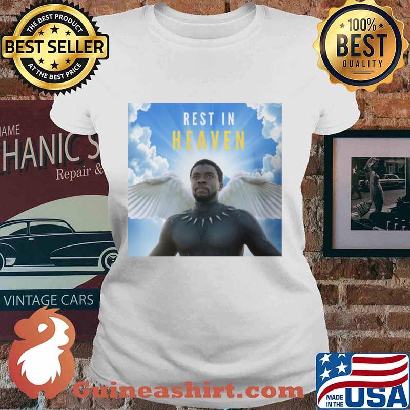 Marvel heroes black panther rip chadwick rest in heaven s Ladies tee