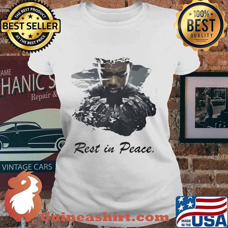 Marvel heroes black panther rip chadwick rest in peace s Ladies tee