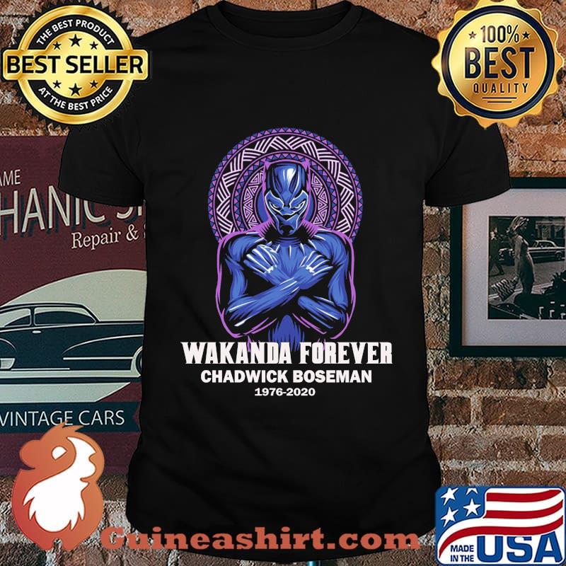 Marvel heroes black panther wakanda forever chadwick 1976 2020 shirt