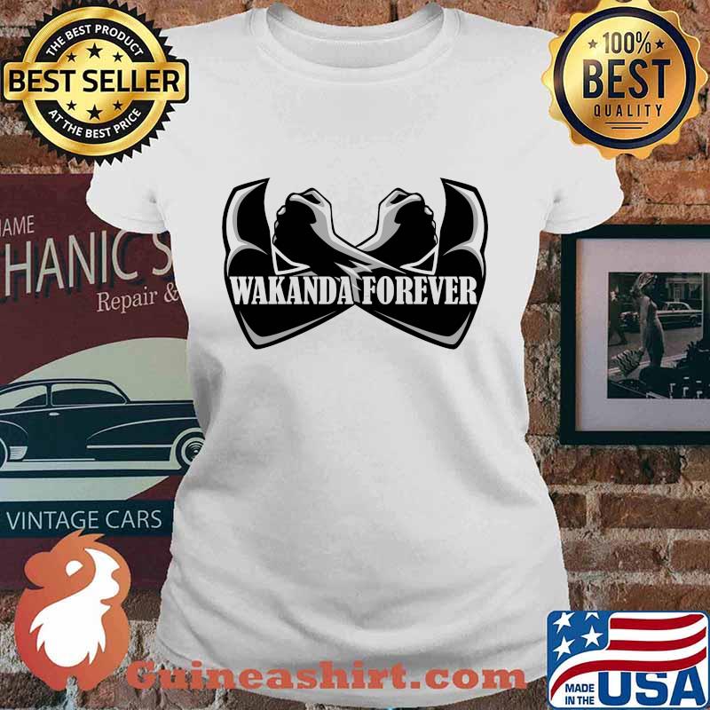 Marvel heroes black panther wakanda forever s Ladies tee