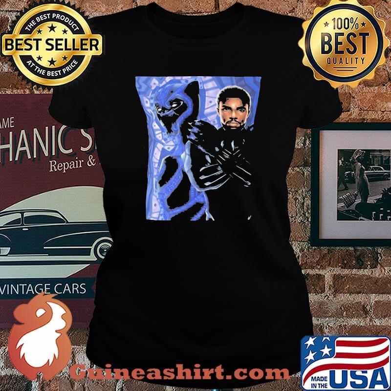 Marvel heroes rip black panther chadwick Boseman s Laides tee